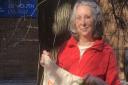 Melinda Keeble with one of the Nature Explorers Backpacks