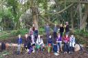 1st Ashcombe Scouts Group at the site of the Worlebury camp Iron Age hillfort.