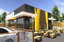 How the McDonald's restaurant in Exeter could look after it was given the go-ahead.