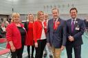 Council leader Phil Bialyk with his Labour colleagues.