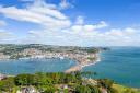 Teignmouth is surrounded by water and beaches.