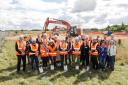 The ground breaking ceremony held for YASA’s new HQ at Bicester Motion