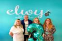 The Elwy team celebrating their anniversary