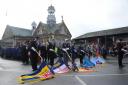 A Remembrance service in Thetford