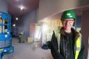 Project manager Jonathan Kearsley in what will be the new reception area