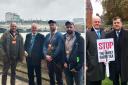 Ashley Fox MP with Bridgwater farmers and Mel Stride MP