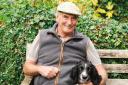 Donald MacIntyre of Emorsgate Seeds with his dog, Mary-Anne.