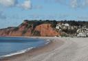 Budleigh Salterton beach.