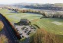 The view from above at Budleigh CC