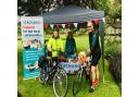 The Seachange stand in Manor Gardens encouraging people to get into cycling