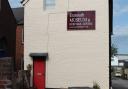 Exmouth Museum with its repainted frontage and new sign