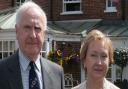 Cathy Gardner with her father, Michael Gibson. Picture: Supplied by Cathy Gardner