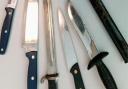 Some of the knives handed in during a previous year's amnesty