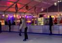 The ice rink has opened at Exeter's Winter Wonderland in Northernhay Gardens