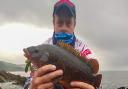 James Trevett of Honiton SAC, winner of the Wyvern Small boat Competition with a Small Eyed Ray