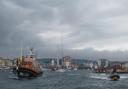 Saturday's reception flotilla at Exmouth