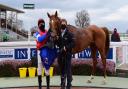 Race winner, Legend Of Zorro ridden by Bryan Carver. - RACE 7 - 4:55 Taunton - Pontispool Equine Sports Centre Handicap Chase (Class 5) at Taunton Racecourse, Taunton, Somerset, England - PHOTO: Phil Mingo/PPAUK