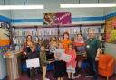 Children from Exmouth Library's CoderDojo club with the new laptops.