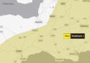 The MET Office has issued yellow warnings of thunderstorm and flood in South West.