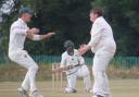 Joseph Marley celebrates his final wicket