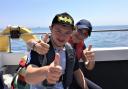 Mill Water School pupils out on the water