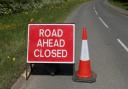 Road closed sign Image: RADAR