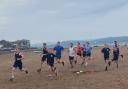 Boxers on the Beach