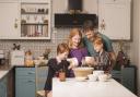 Evans Family making a Christmas pud