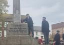 Wreaths being laid at the Remembrance Sunday parade last year.