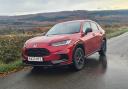 The Honda ZR-V pictured near Bradfield, South Yorkshire, during a roadtest