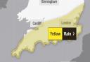 The yellow rain warning is in place from midday Thursday until 3am Friday. Picture: Me Office