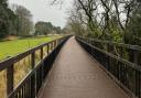 Courtlands Boardwalk on the Exe Estuary trail