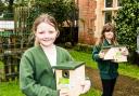 Drake's Primary pupils with bird boxes