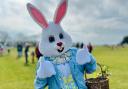 Easter bunny at Budleigh Cricket Club