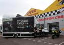 Vision Zero South West motorcycle simulator at Speed Superbikes in Exeter