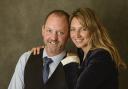 Paul Shoobridge, funeral director, and Abigail Price, celebrant.