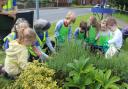 Two and three-year-olds from the nursery's 