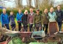 Volunteers from the Exmouth Tiny Forest project.