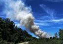 Large emergency response as heathland fire breaks out on Woodbury Common