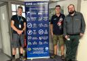 Richard Allen (centre) at the Lions diabetes screening