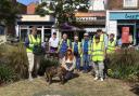 Exmouth in Bloom outside Sundowners