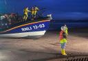 Exmouth all-weather lifeboat on Thursday night