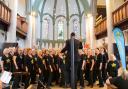 The Rock Choir East Devon singing at the concert