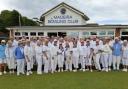 Men's triples bowls team advance to County Quarter Finals