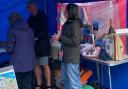 Exmouth Museum's stall at the festival