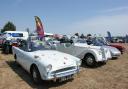 This Sunbeam Alpine and Riley Roadster add to the variety of classics on display