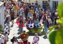 A previous year's  Furry Dance in Lympstone