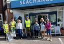 Volunteers from Budleigh Salterton Lions Club and Seachange