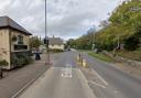 A376 Exmouth Road by the Saddlers Arms.