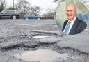 Devon County Council leader John McInnes says the most complained about topic to the council is potholes.